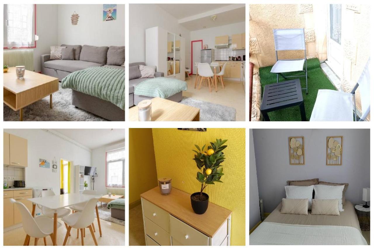 ++++ Central Charmant 70M2 Avec Balcon, Mer A 200 M Et Rue Pietonne A 300 M ++++ Berck Kültér fotó